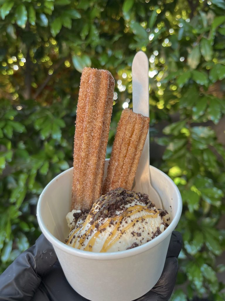 Churros and Ice Cream