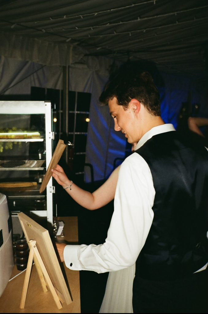 Churro Cart at Wedding