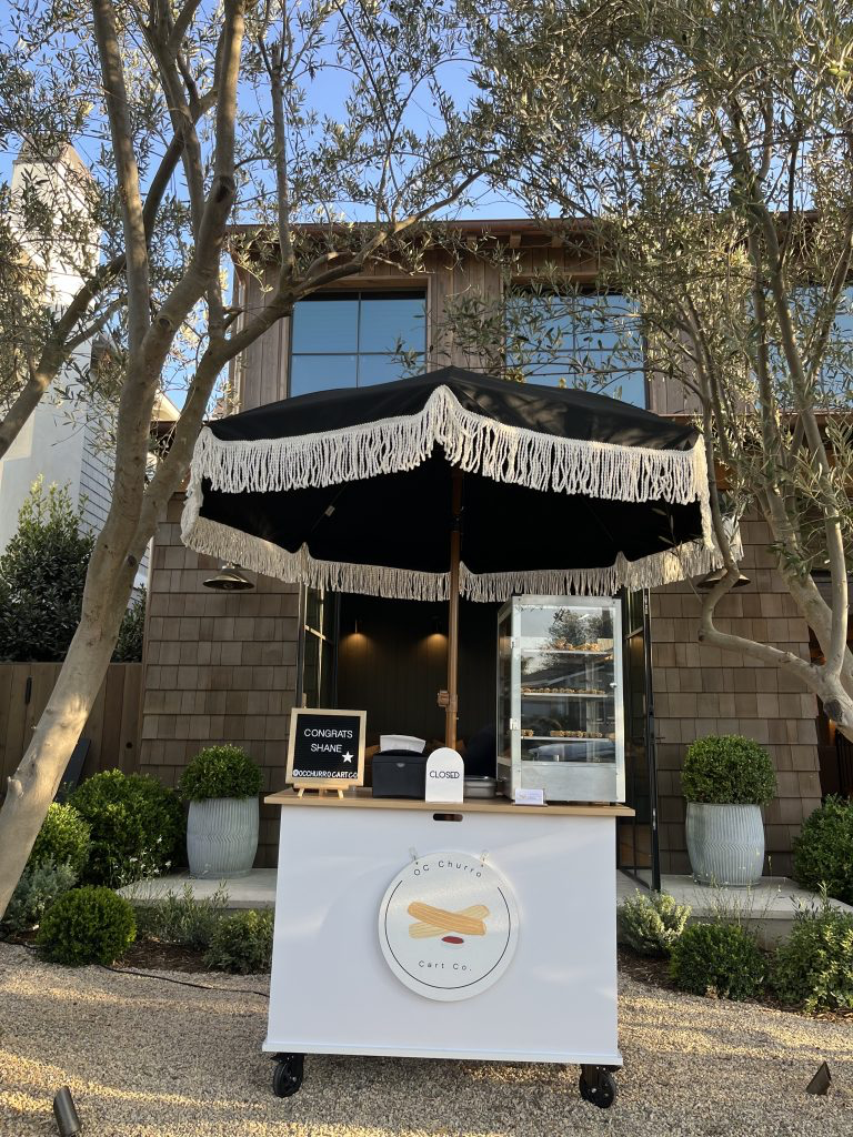 Churro Cart Setup