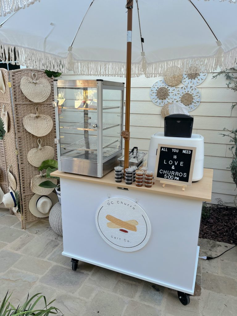 Churro Cart Setup