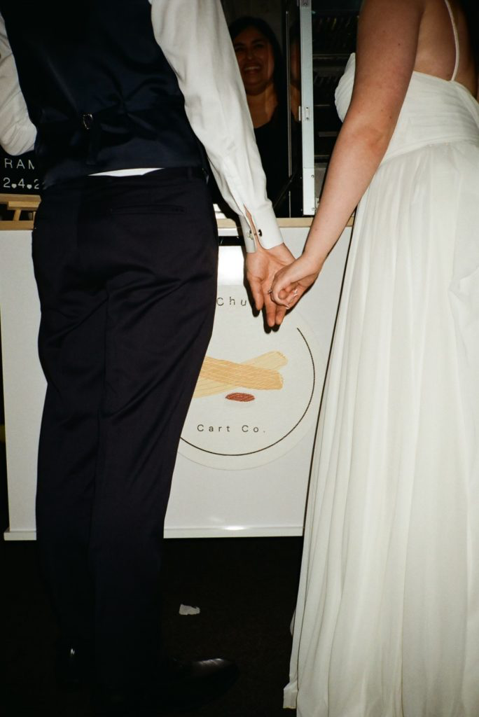 Churro Cart at Wedding